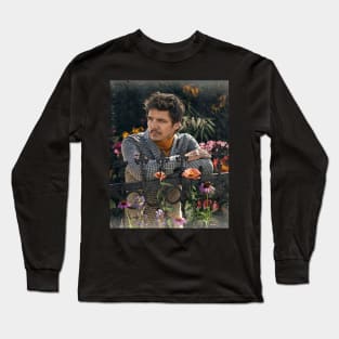 Pedro Pascal on The Fence Long Sleeve T-Shirt